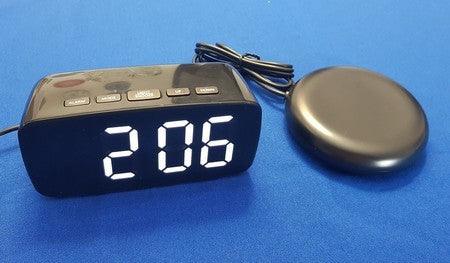 Relógio despertador vibratório para Surdos e ou Deficientes Auditivos - Loja do Surdo