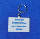 Chaveiro Bandeira Internacional da Comunidade Surda H