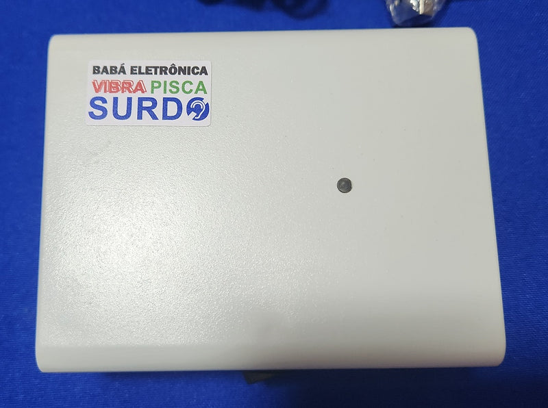 Babá eletrônica com receptor carregável sem fio para Surdos e/ou Deficientes Auditivos