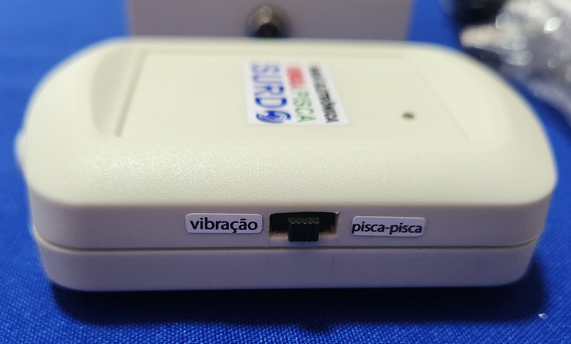 Babá eletrônica com receptor carregável sem fio para Surdos e/ou Deficientes Auditivos