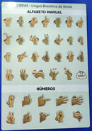 Alfabeto Manual e números em Libras encaixável