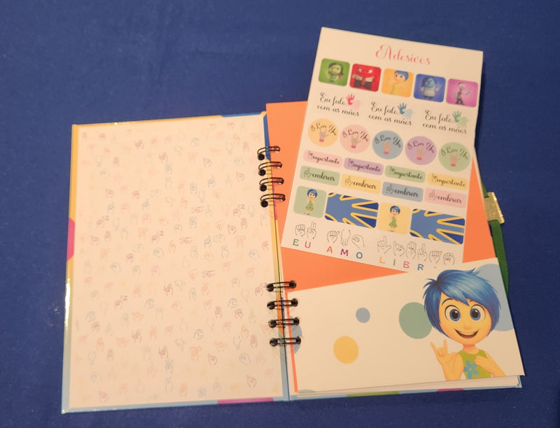 Caderno de Anotações – Tema LIBRAS | Modelos Variados