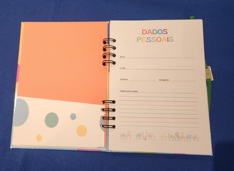 Caderno de Anotações – Tema LIBRAS | Modelos Variados