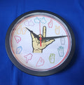 Relógio de parede em Libras