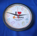 Relógio de parede em Libras