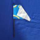 Bandeira de mesa Internacional da Comunidade Surda (uma face)