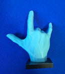 Mini Troféu I LOVE YOU em ASL Impresso em 3D