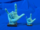 Mini Troféu I LOVE YOU em ASL Impresso em 3D