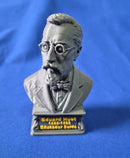 Mini Estátua Busto de Eduard Huet Impressa em 3D