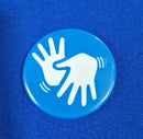 Botton da Comunidade Surda 3,5cm (mínimo 3 bottons)