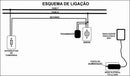 Kit sinalizador pisca pisca de campainha residencial para Surdos/D.A. - Loja do Surdo