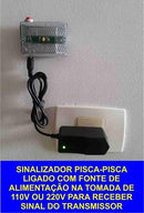 Sinalizador repetidor pisca-pisca sem fio para Surdos e/ou Def. Aud. - Loja do Surdo