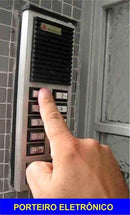 Kit sinal. pisca-pisca de port. elet. c/botão HDL p/ Surdos/D.A. - Loja do Surdo