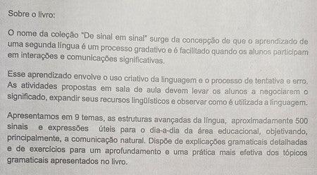 Livro De Sinal em Sinal - LIBRAS - Loja do Surdo