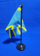 Bandeira de mesa Internacional da Comunidade Surda - Loja do Surdo