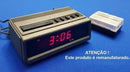 Relógio vibra/pisca/sonoro para Surdos e ou Def. Aud. remanufaturado - Loja do Surdo