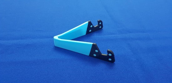 Suporte para celular e tablet de mesa dobrável portátil azul