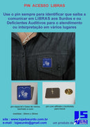 pin Acesso em Libras - Loja do Surdo