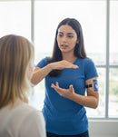 braçadeira de identificação de Acesso em Libras