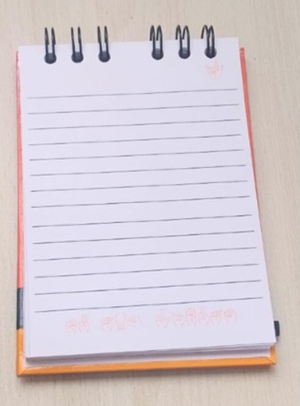 Bloco de Anotações LIBRAS COM PAUTA e SEM PAUTA modelos variados