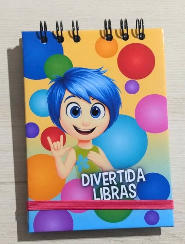 Bloco de Anotações LIBRAS COM PAUTA e SEM PAUTA modelos variados