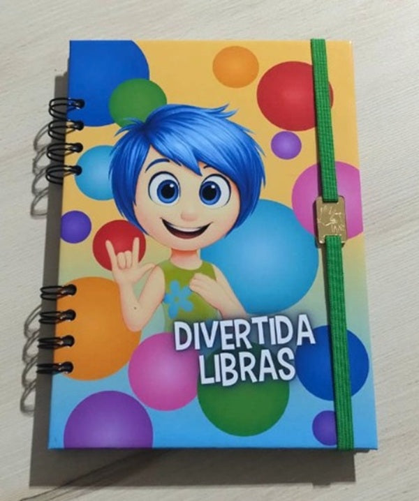 Caderno de Anotações – Tema LIBRAS | Modelos Variados