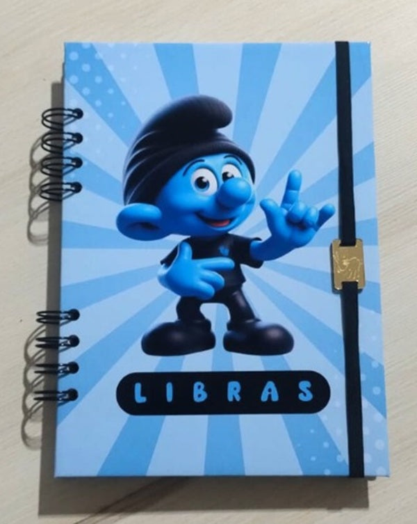Caderno de Anotações – Tema LIBRAS | Modelos Variados