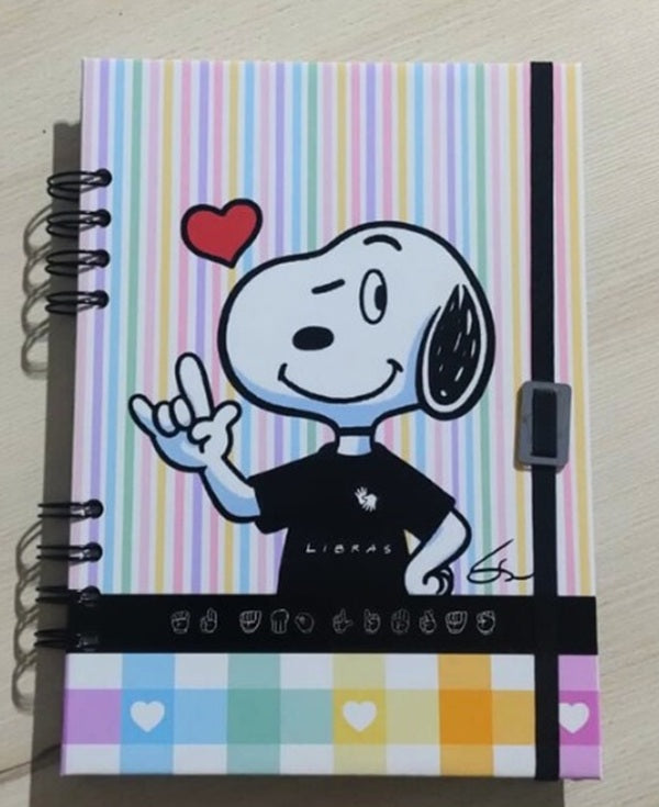 Caderno de Anotações – Tema LIBRAS | Modelos Variados