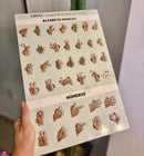 Alfabeto Manual e números em Libras encaixável
