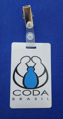 crachá para identificação de CODA