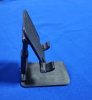 Suporte de mesa para celular e tablet dobrável portátil preto regulável de altura