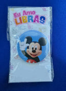 Bottons Libras – Identificação, Inclusão e Cultura Surda 4,5cm