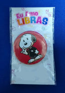 Bottons Libras – Identificação, Inclusão e Cultura Surda 4,5cm