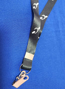 cordão para crachá Simbolo Surdez