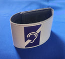 Braçadeira Neoprene de Identificação – Símbolo Internacional da Surdez