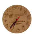 Relógio de parede em Libras MDF
