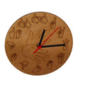 Relógio de parede em Libras MDF