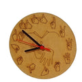 Relógio de parede em Libras MDF