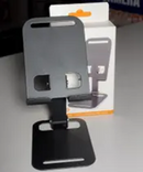 Suporte de metal porta celular de mesa com regulável