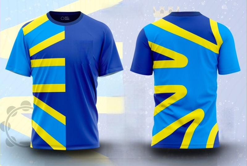 Camiseta meia da Bandeira Internacional da Comunidade Surda