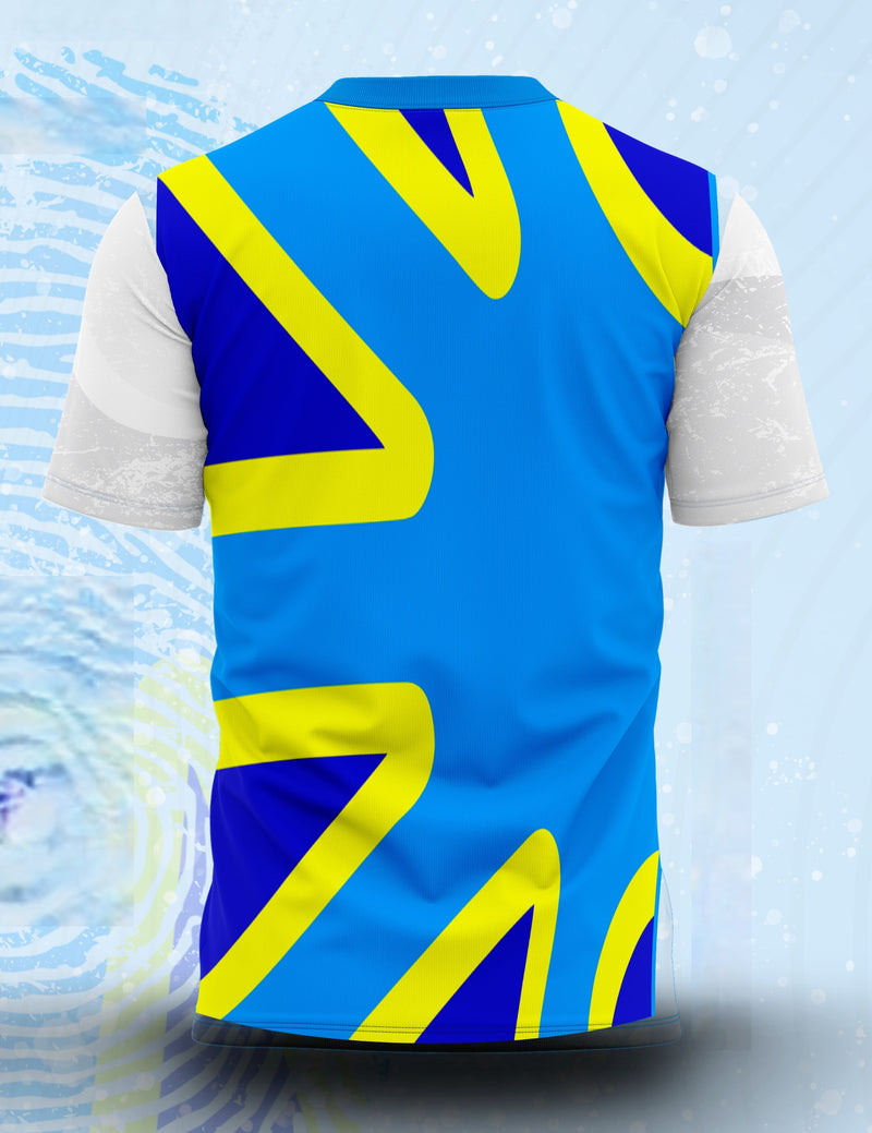 Camiseta com identidade da Bandeira Internacional da Comunidade Surda