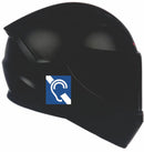 kit 6 adesivos Simbolo Surdez refletido para capacete de moto