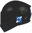 kit 6 adesivos Simbolo Surdez refletido para capacete de moto