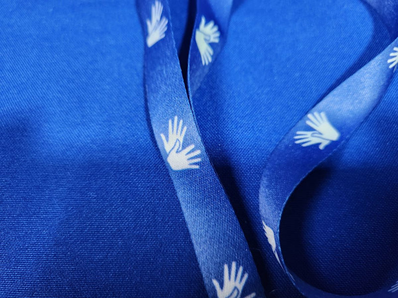 cordão para crachá Língua de Sinais ou Libras