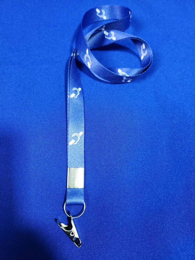 cordão para crachá Simbolo Surdez