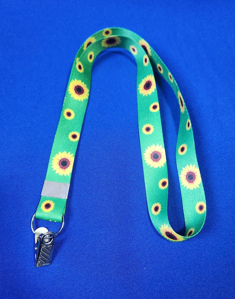 Cordão para Crachá com Girassol – Identificação de Deficiências Ocultas