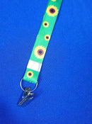 Cordão para Crachá com Girassol – Identificação de Deficiências Ocultas