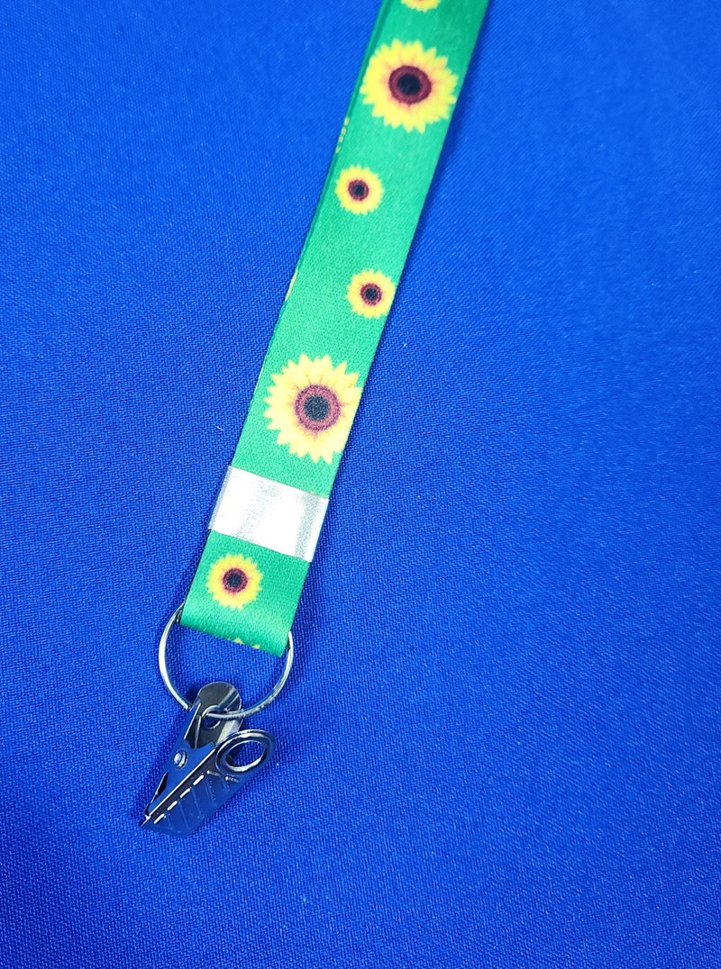 Cordão para Crachá com Girassol – Identificação de Deficiências Ocultas