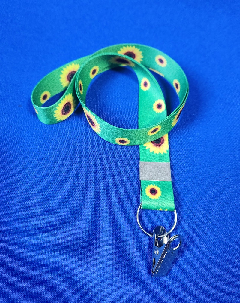 Cordão para Crachá com Girassol – Identificação de Deficiências Ocultas